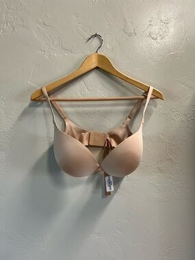 SKIMS Ultimate Push Up Plunge Bra 32DDD NWT Mica Color
